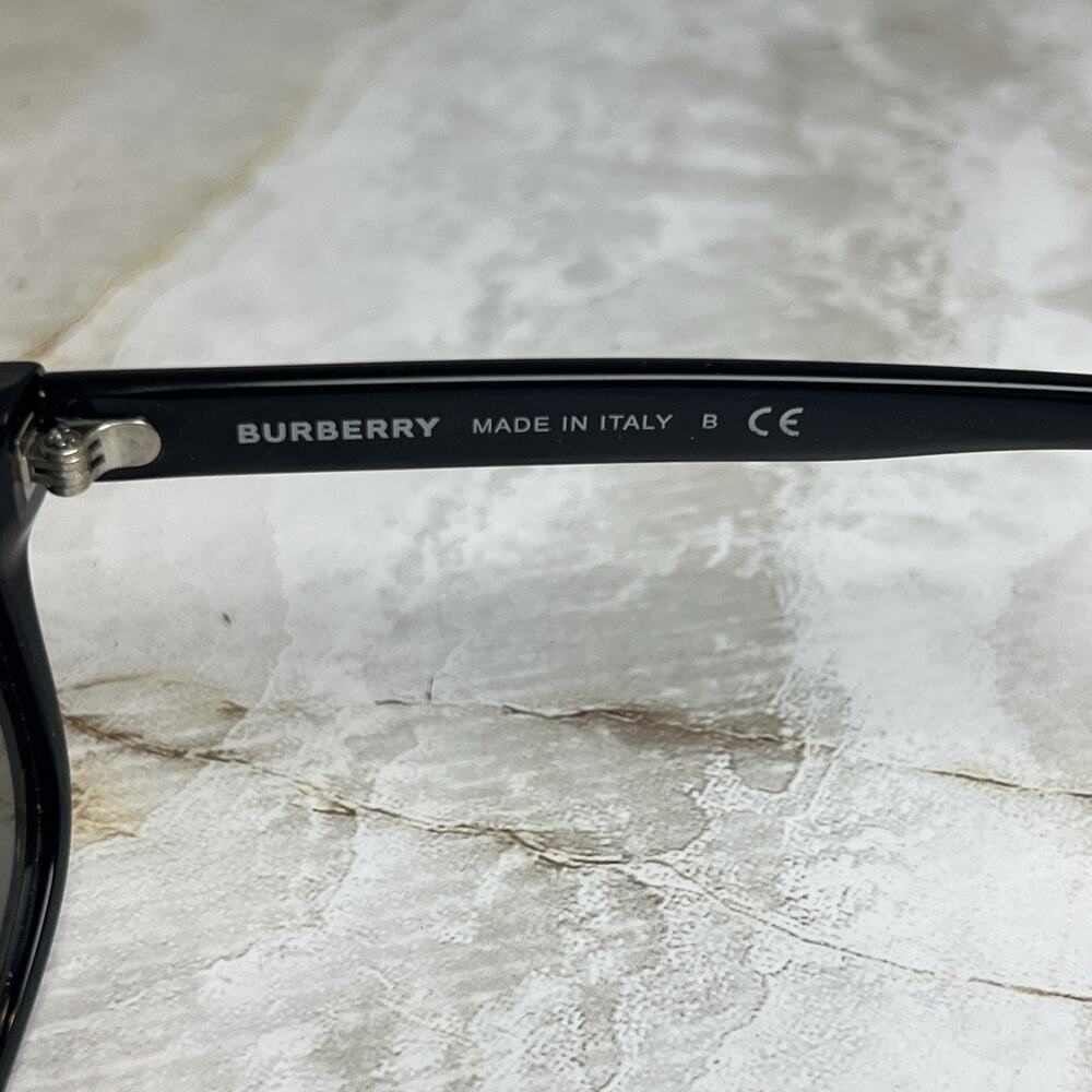 Burberry Sunglasses B 4320 Unisex 58-17-145 Gloss Black Italy FOR FRAMES ONLY - Picture 6 of 9